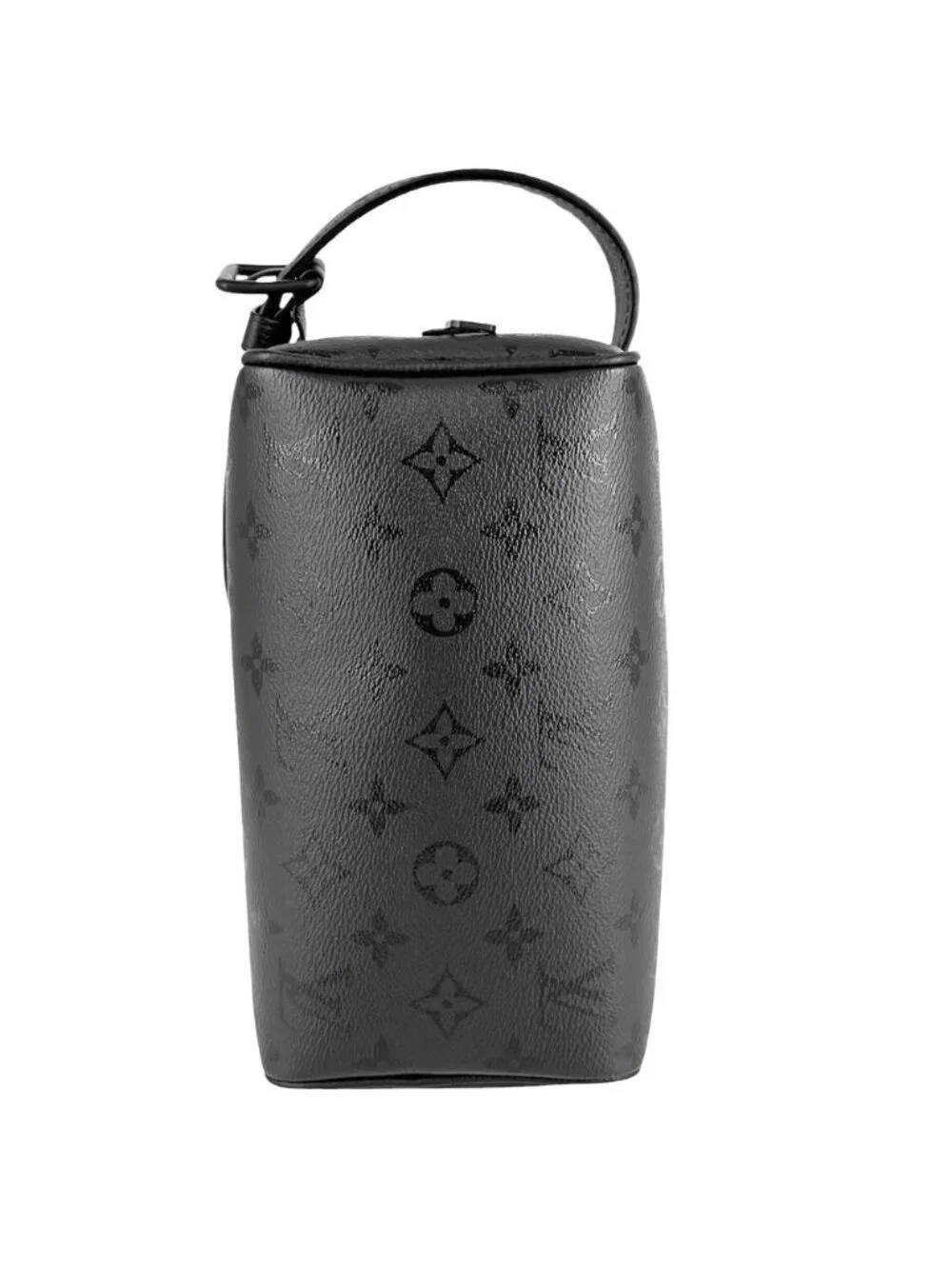 Louis Vuitton Handle Monogram Midnight Canvas Rocker Dopp Kit Clutch Black